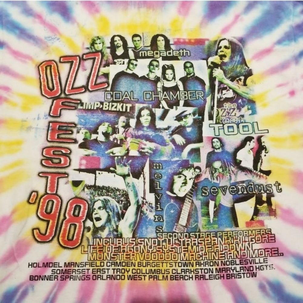Vintage OzzFest 1998 tshirt - Picture 7 of 8